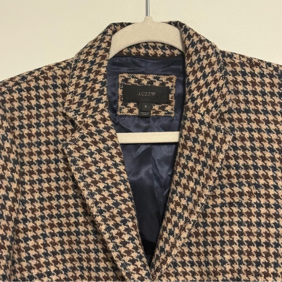 J. Crew Tan and Black Houndstooth Blazer - Picture 4 of 13